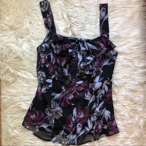 Maurice’s Floral Dressy Camisole Sz M